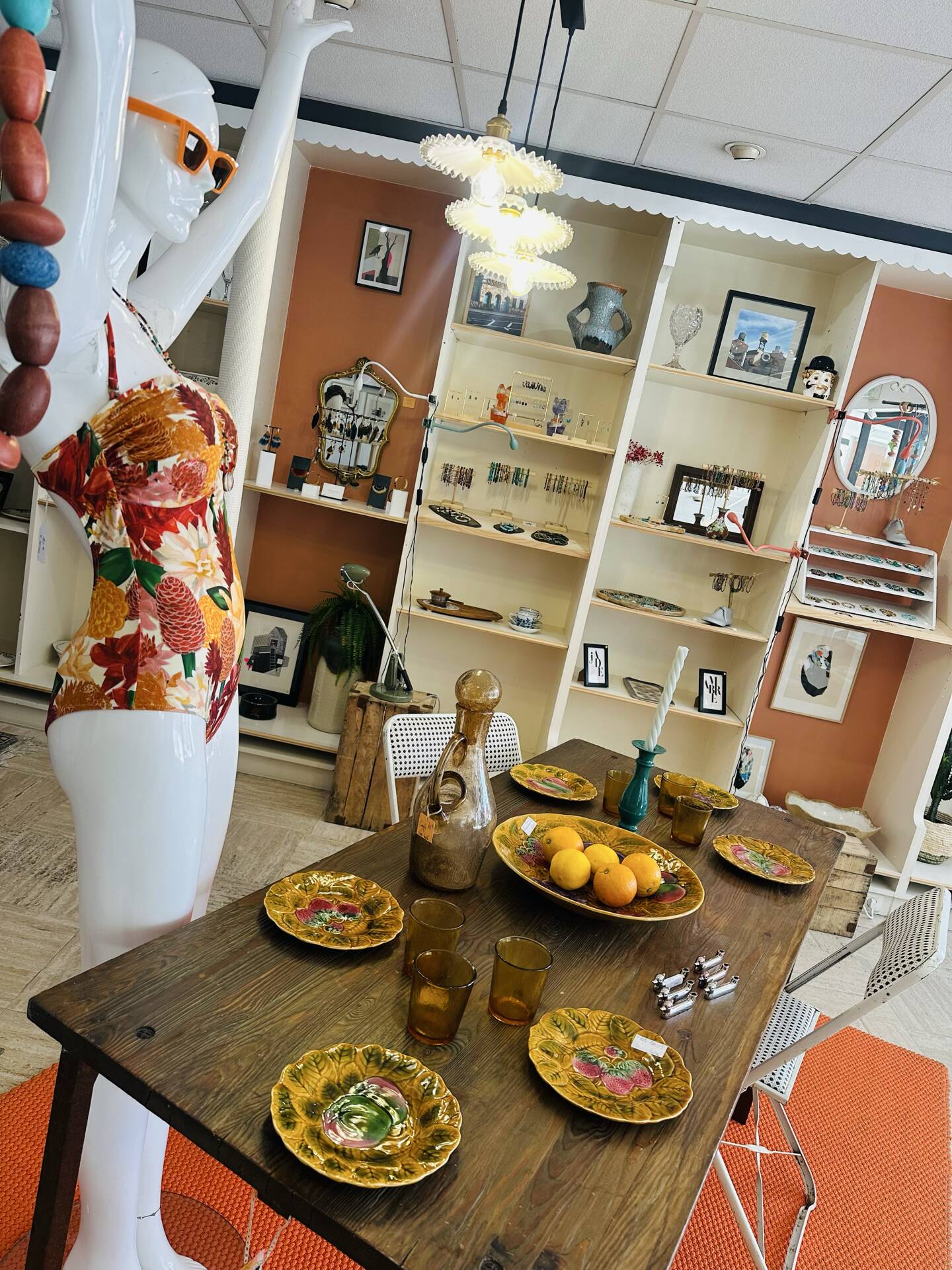 Table industrielle vintage