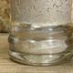 Old golden vintage cone vase, tense décor, 50s, 60's