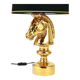Sculptural Hollywood Regency table lamp in the shape of a horse from the 1970s.