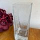 Cracked glass vase