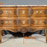 Walnut Sauté Crossbow Commode, Louis XV style – Early 20th century