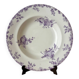 Sublime hollow plate Terre de Fer Longwy Hanoi