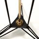White Opaline Glass and Black Iron Floor Lamp by Stilnovo, Italy