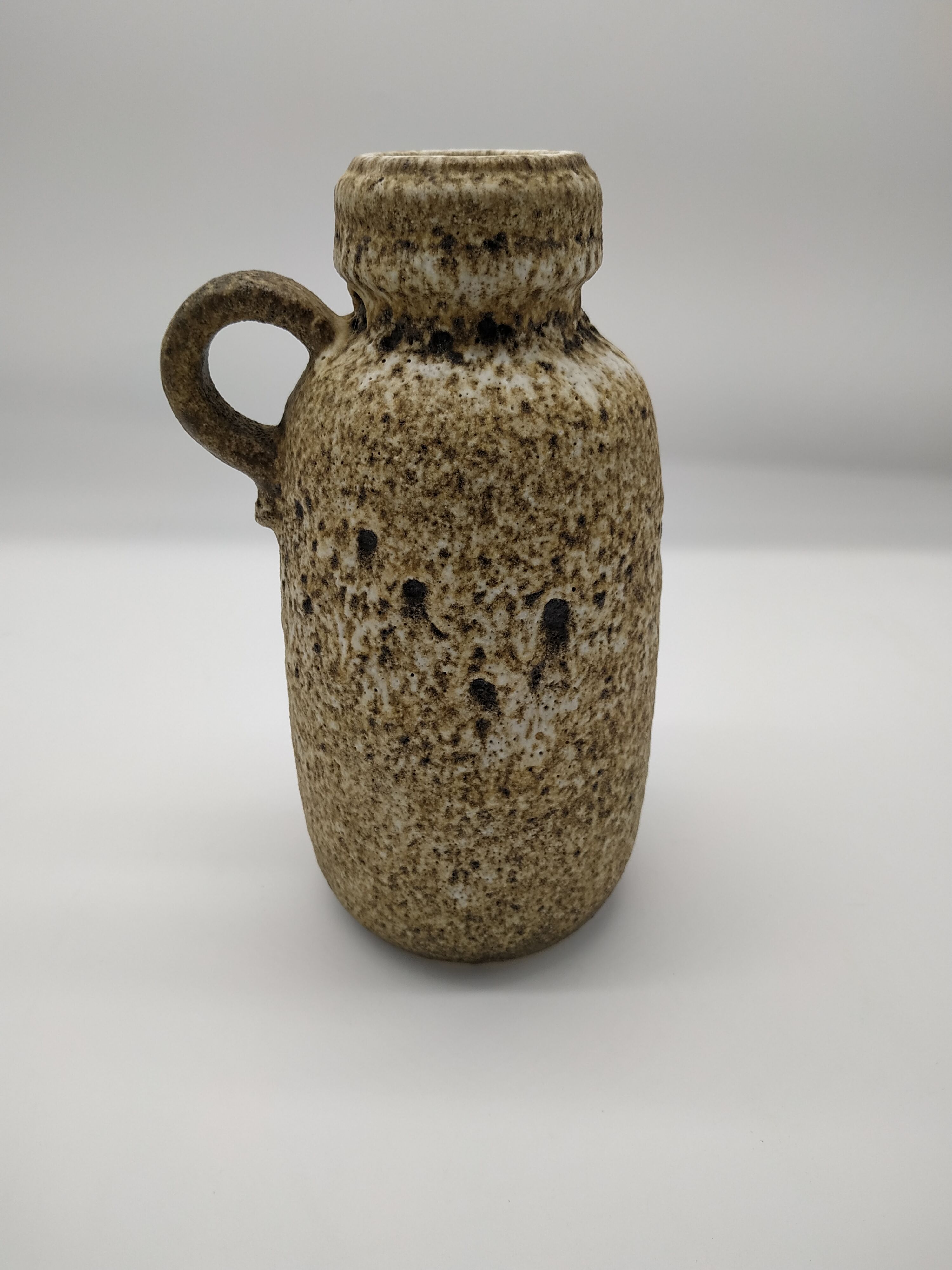 Large vintage fat lava vase