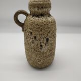 Large vintage fat lava vase