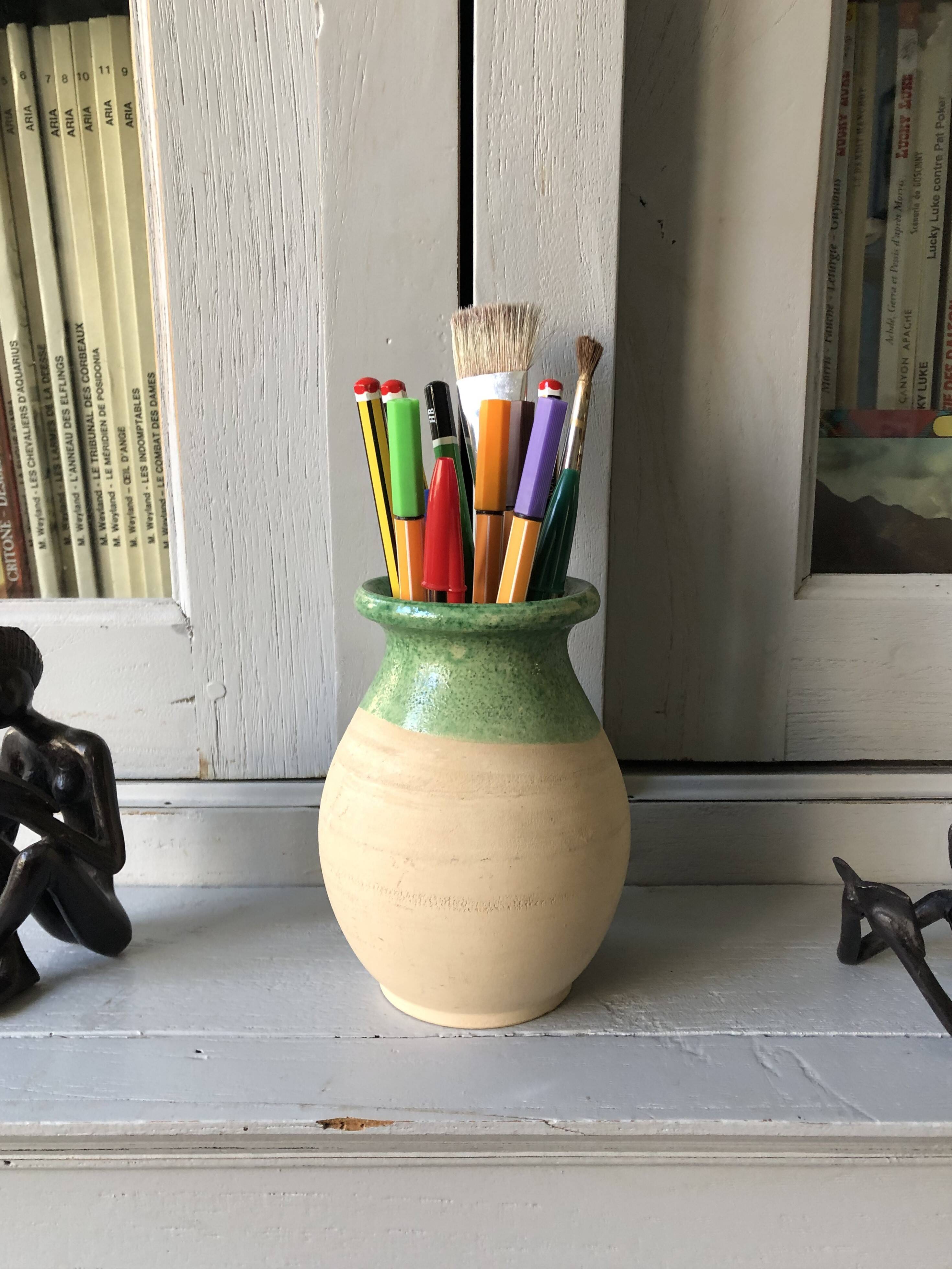 Vase / pencil pot Aegitna Vallauris