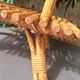 Rattan side table