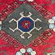 Turkish tribal rug natural dyes 200x120 cm vintage Turkish carpet 2521