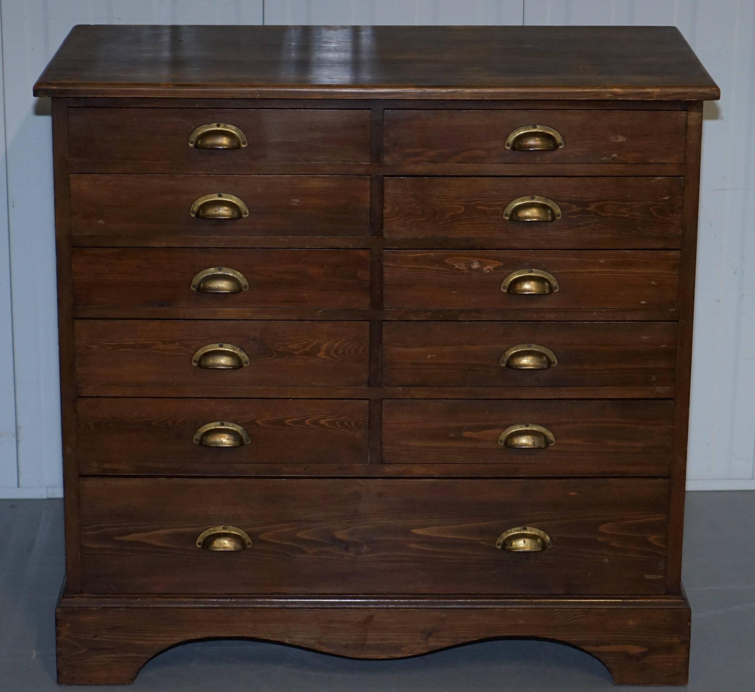 Large Victorian Chest of Drawers for Photographers