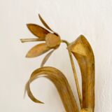 Brass flower applique