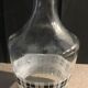 Black vichy pattern bistro water decanter