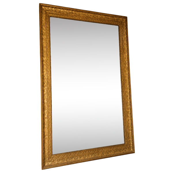 Grand miroir de cheminée d'époque Empire