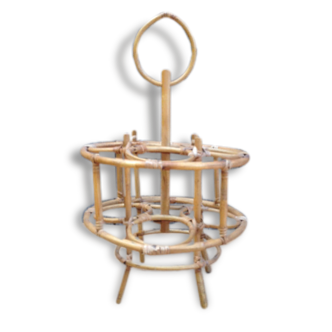 Wine rack in bamboo