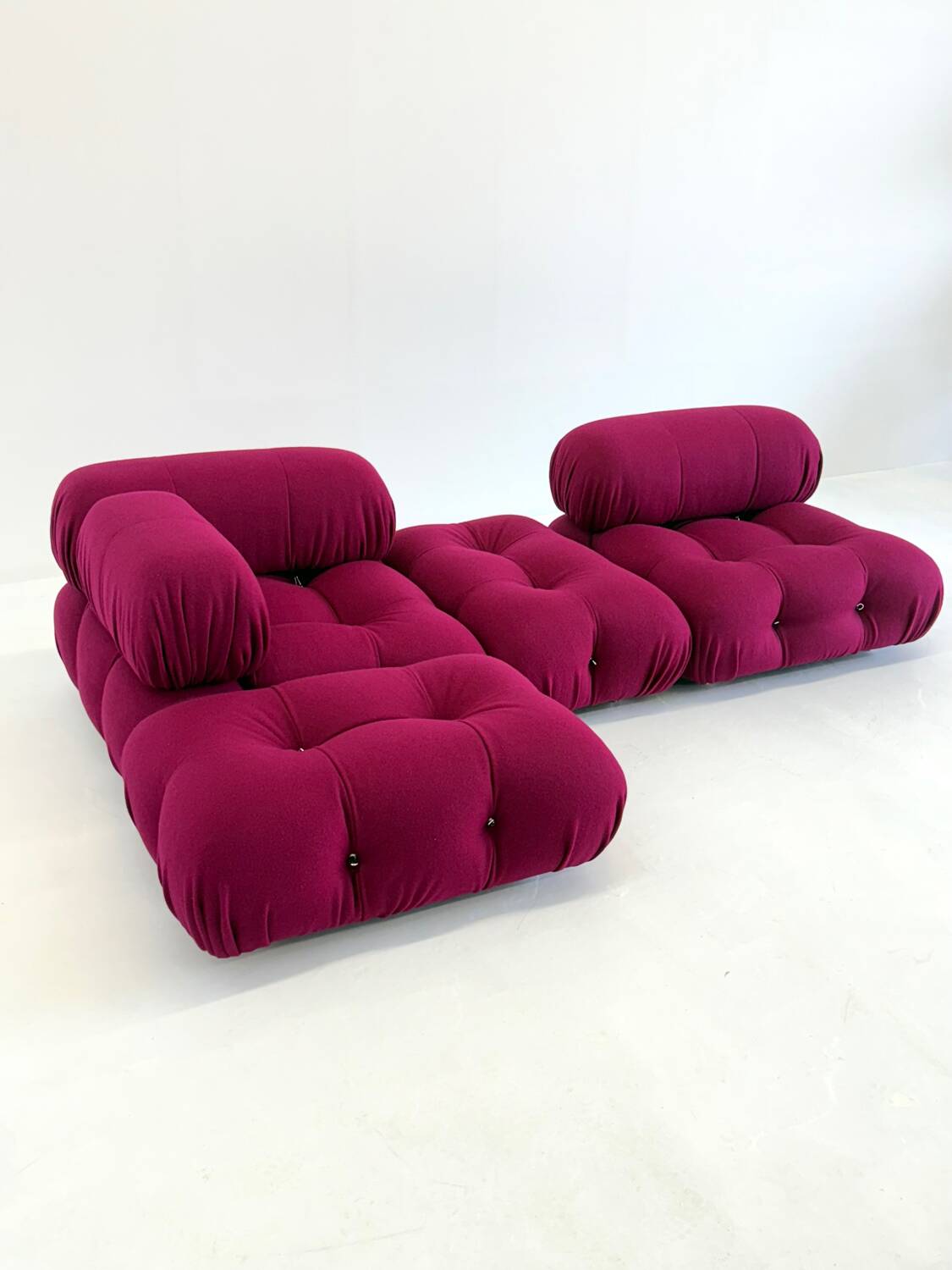 Canapé modulable Camaleonda Bordeaux par Mario Bellini pour B&B Italia