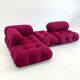 Canapé modulable Camaleonda Bordeaux par Mario Bellini pour B&B Italia