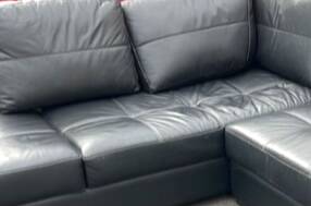 Canapé d’angle en cuir