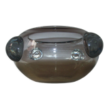 Schneider crystal vase