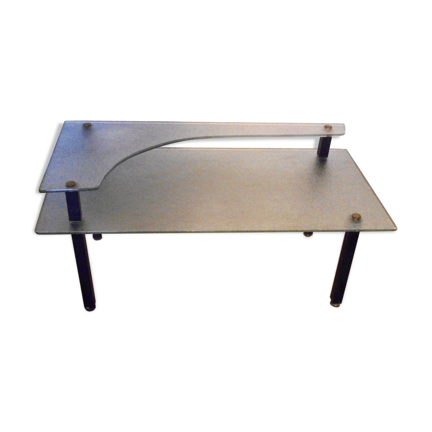 Coffee table in glass from the 1950s