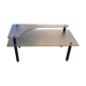 Table basse en verre granité des années 50