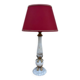 Alabaster column lamp from the 1960s