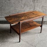 Table basse scandinave en palissandre, 1960s