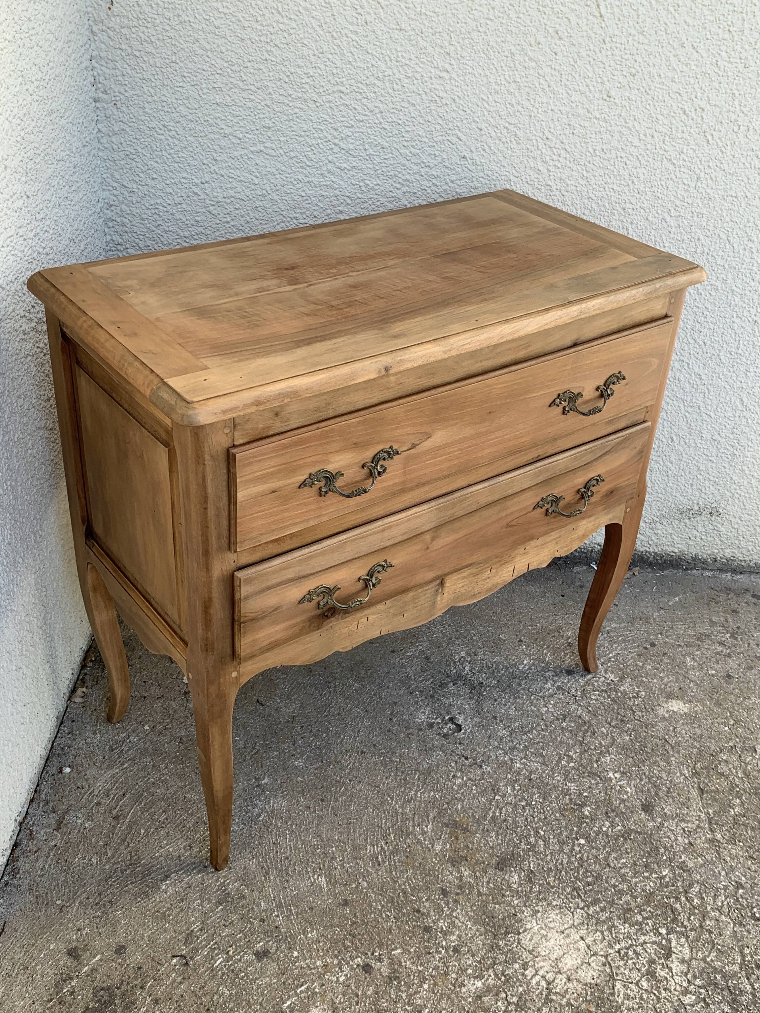 Solid raw walnut jump cabinet