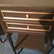 Pair of black bedsides