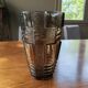 Art Deco vase in brown glass
