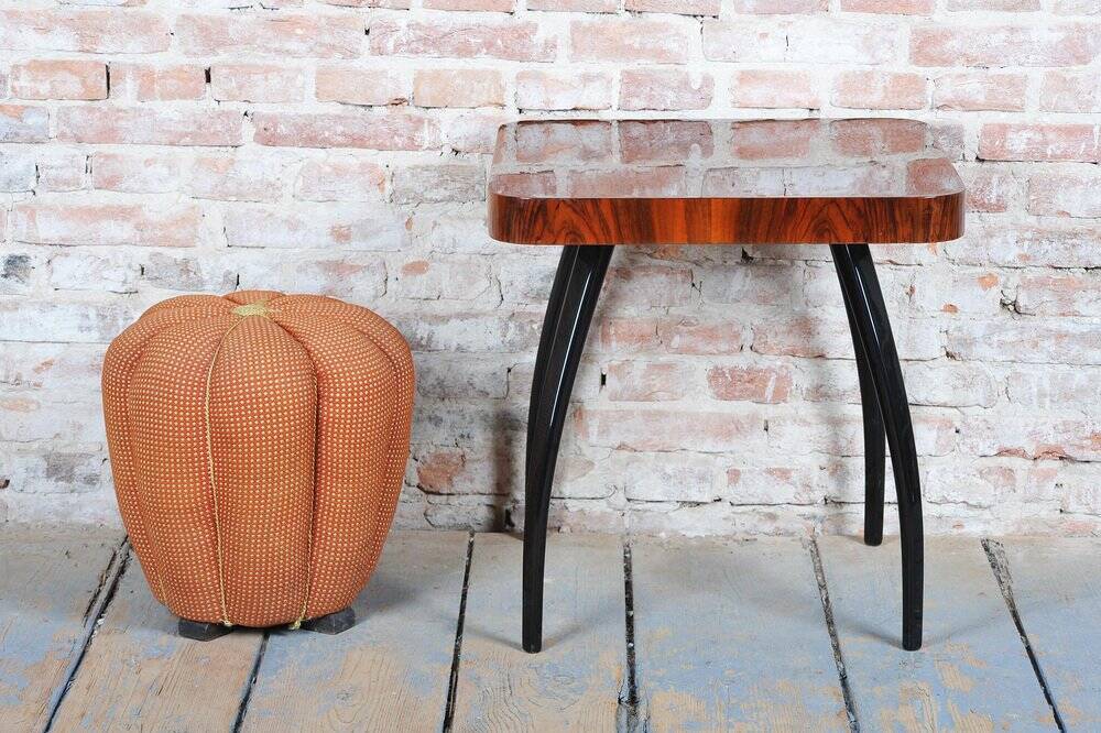 Art Deco Beech Stool by Jindřich Halabala for Up Závody, Czech, 1930s