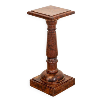 Napoleon III chair in Amboyna burl