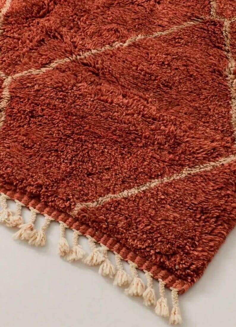Berber rug in natural wool 250cmx150cm
