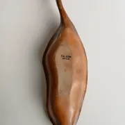 Falcon olive wood fruit bowl spain 1960
