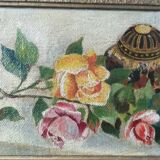 Oil on canvas, still life
