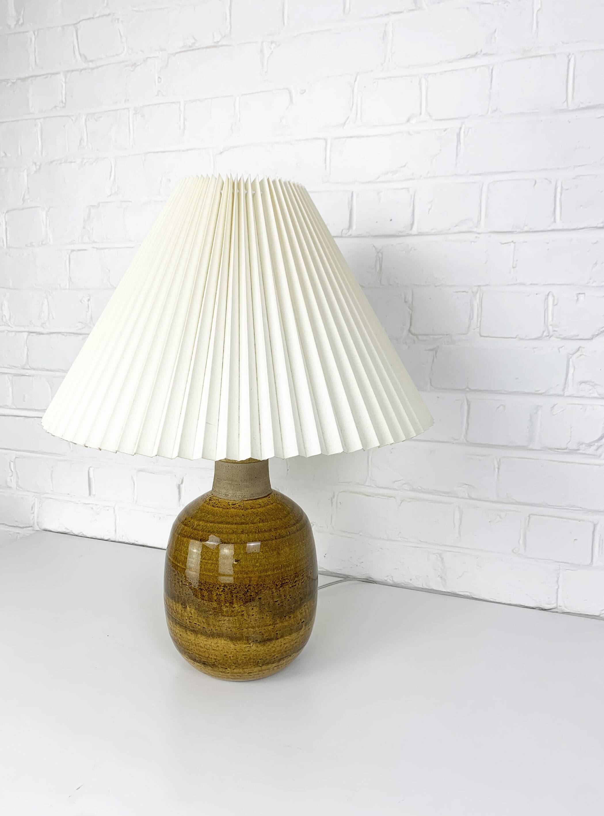Lampe de table scandinave en céramique, Nils Kähler pour HAK, Danemark, 1960