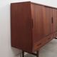 Buffet haut en teck, design danois, années 1960, designer : Børge Seindal, fabricant