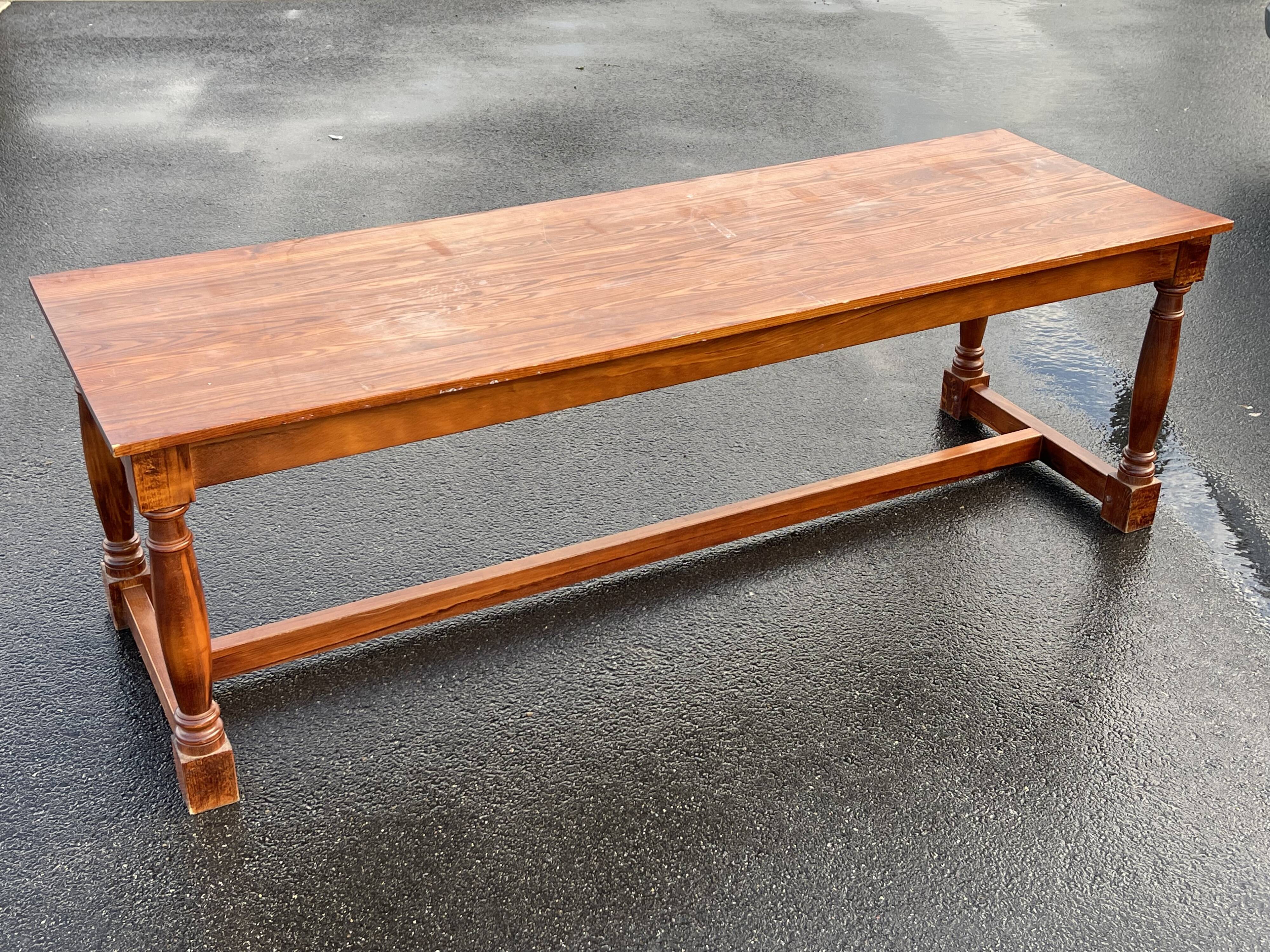 Bistro dining table / wooden farmhouse 1950'