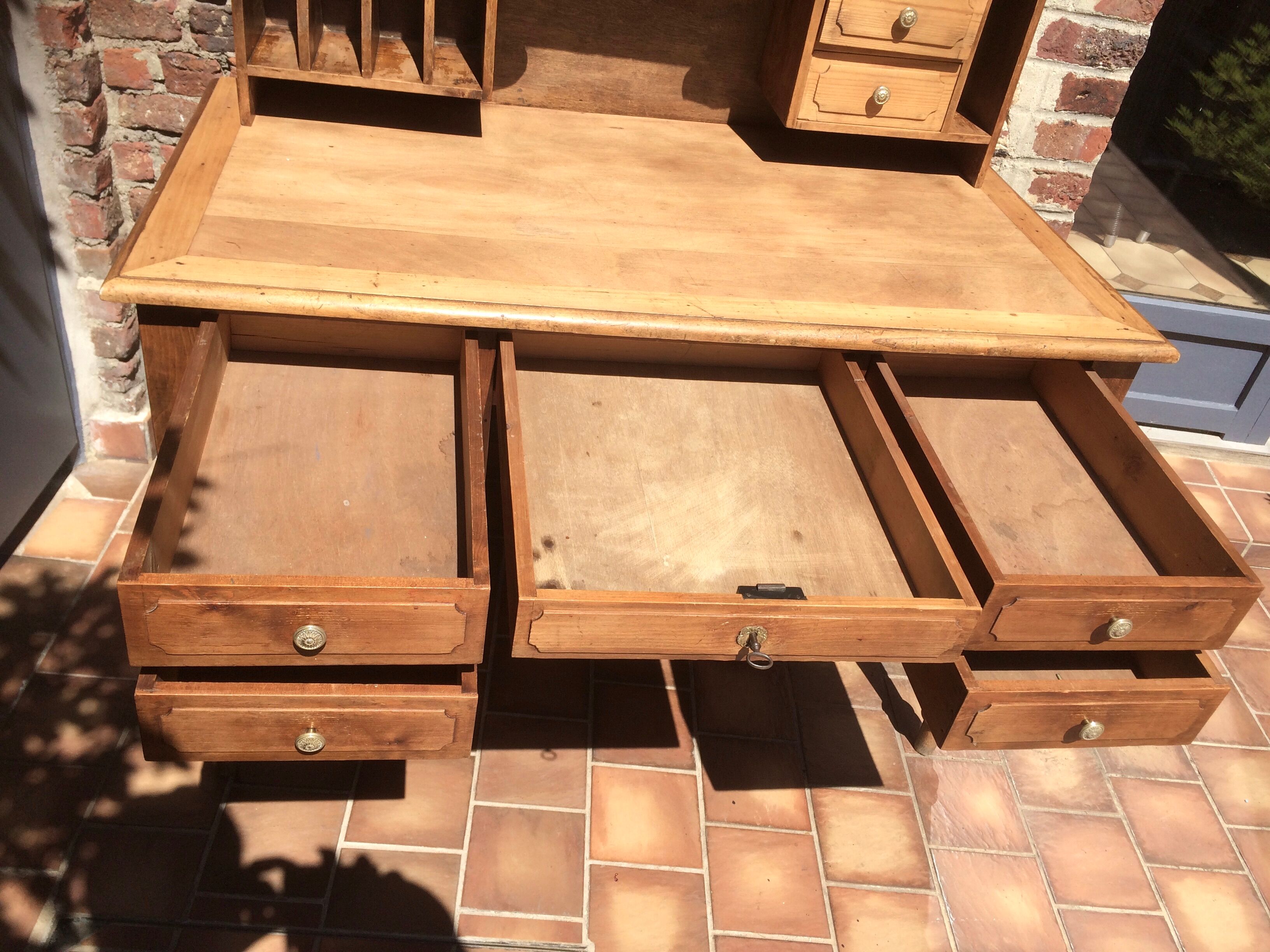 Period office in pitchpin