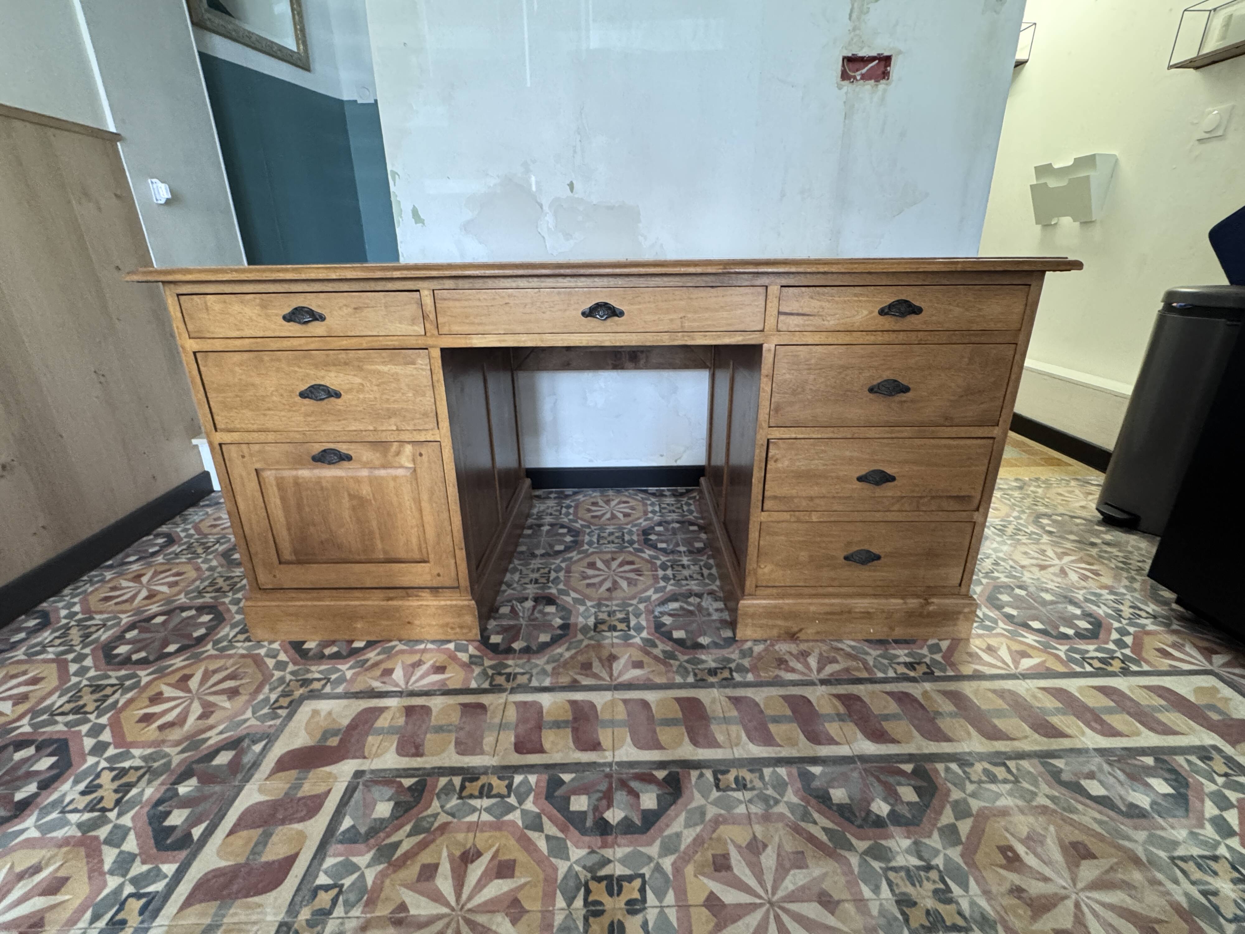 Bureau bois exotique