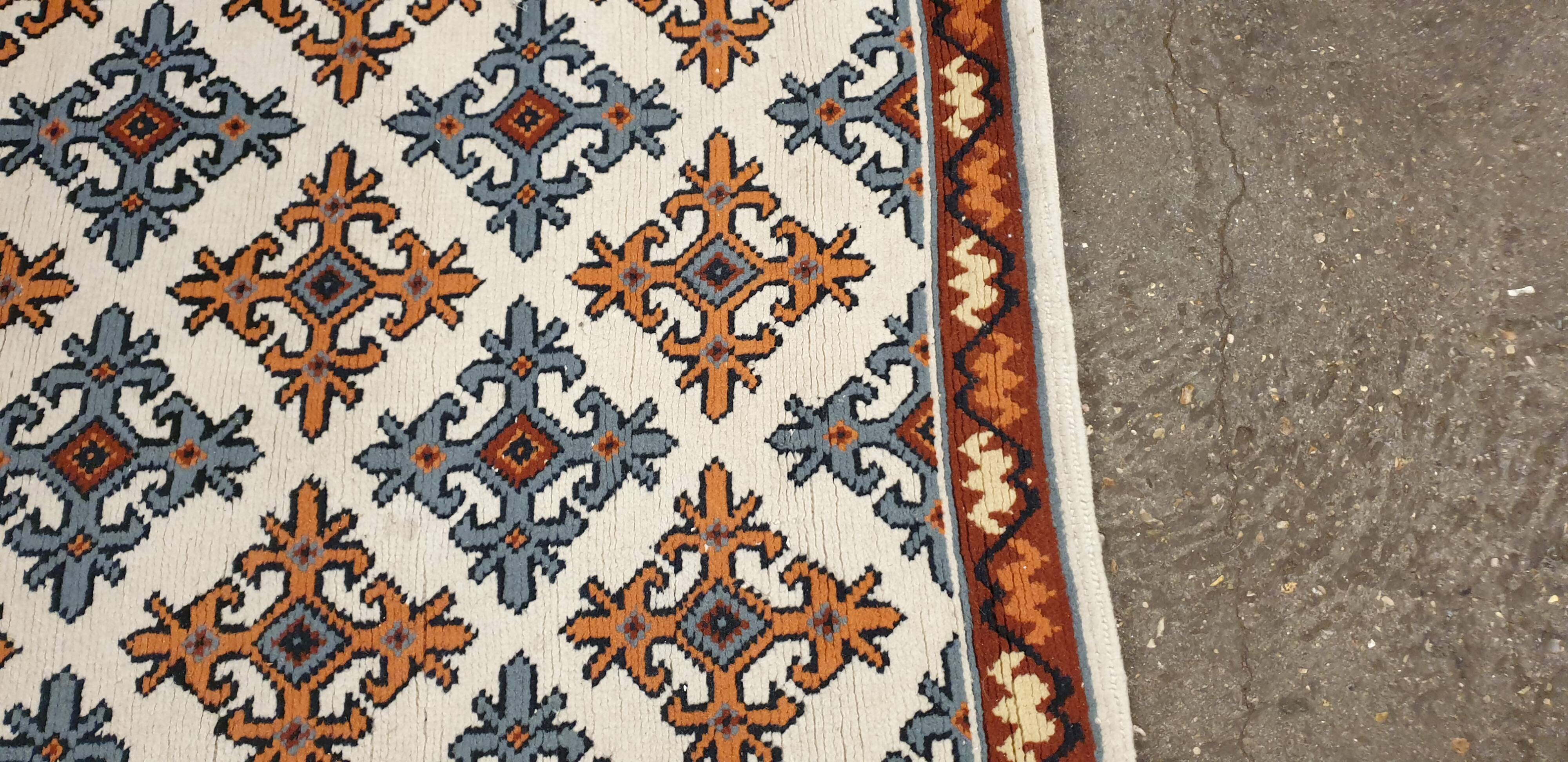 Anatolian oriental wool velvet rug