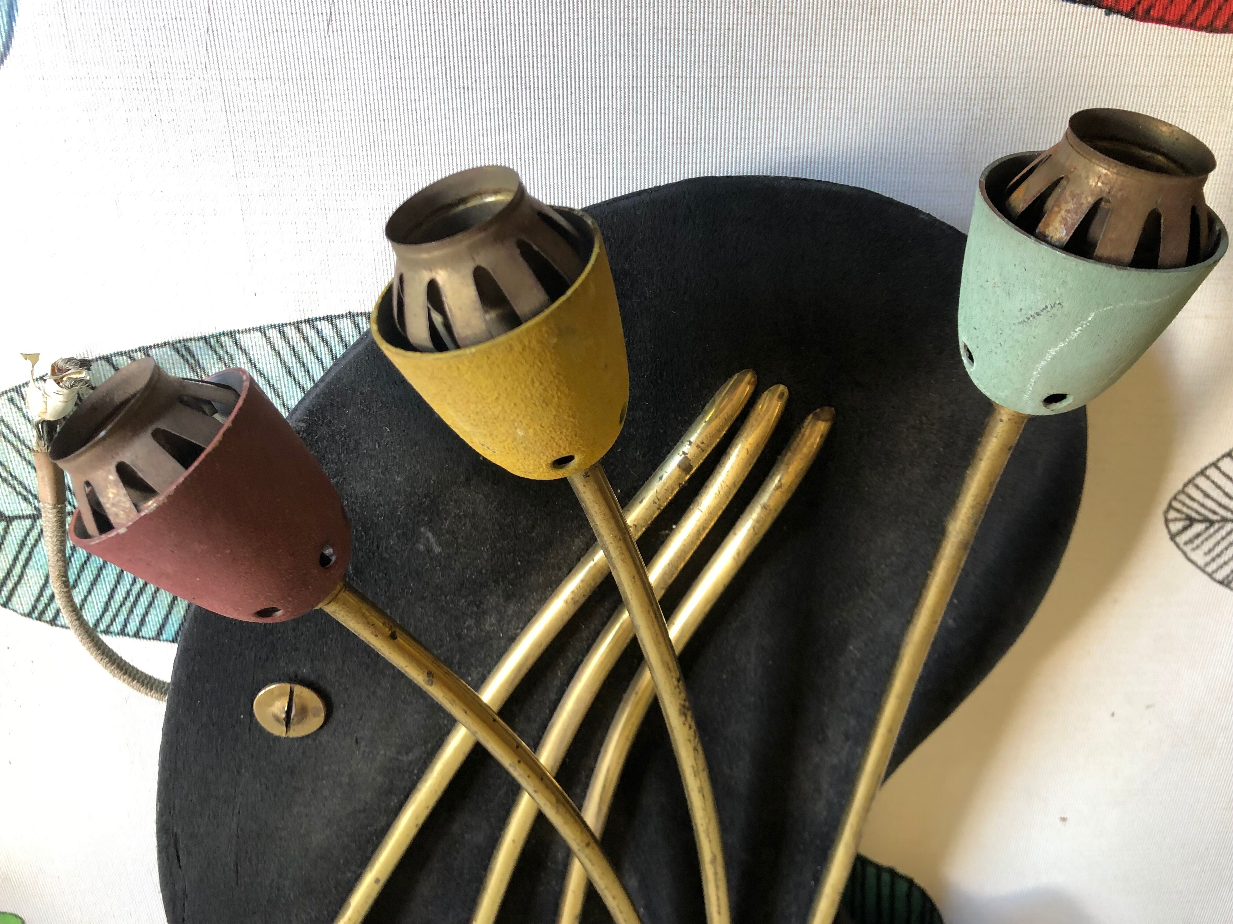 Wall lamp 6 lights 50s