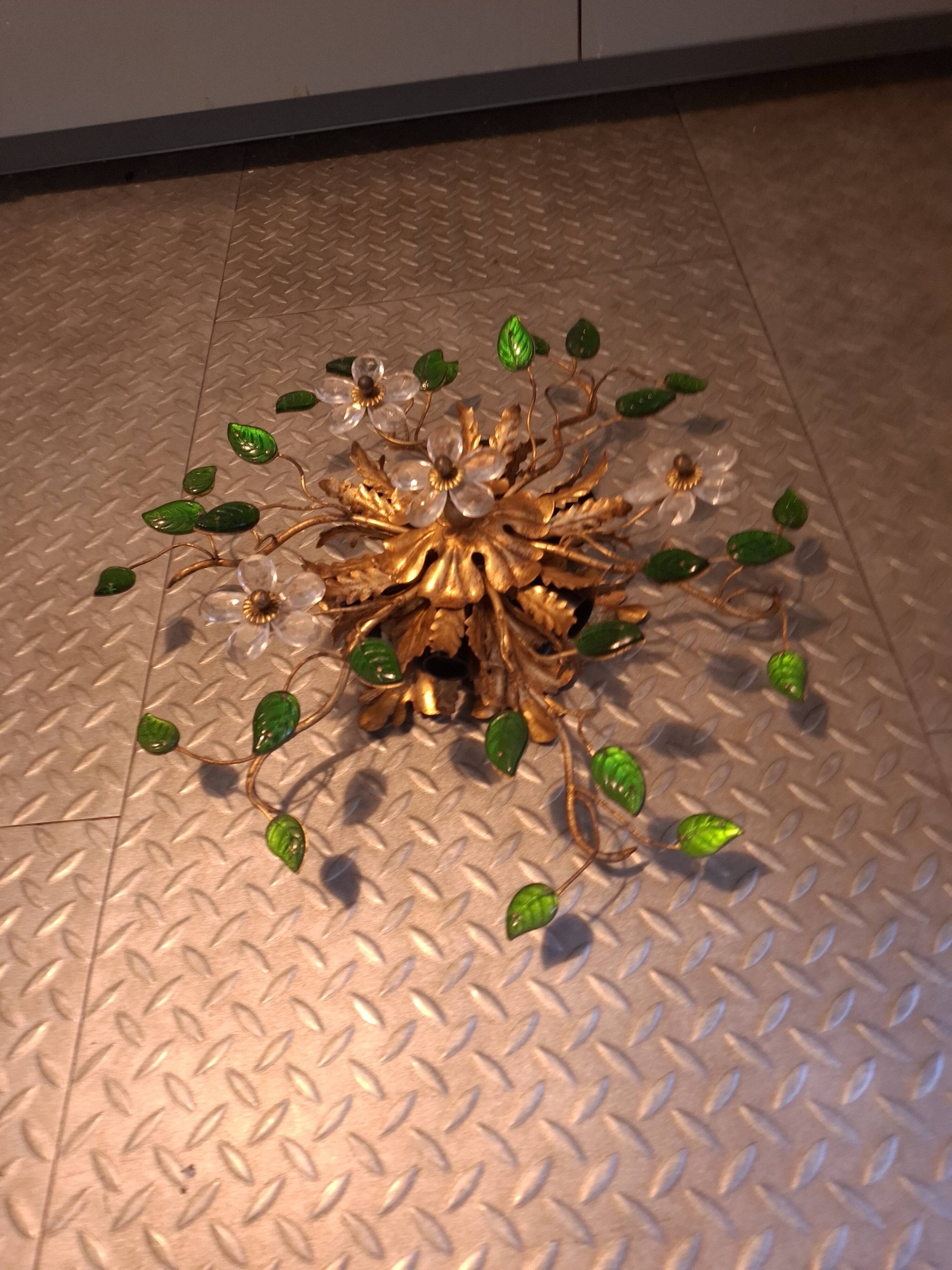 Murano ceiling light by Banci Firenze