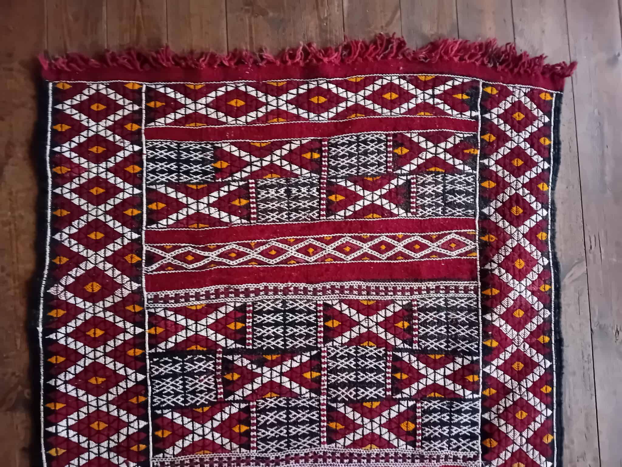 Handmade Berber Kilim Zemmour 160x100cm