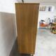 Scandinavian 3-door wardrobe in blond teak