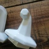 patère en porcelaine