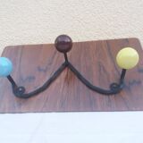 3-ball vintage coat holder