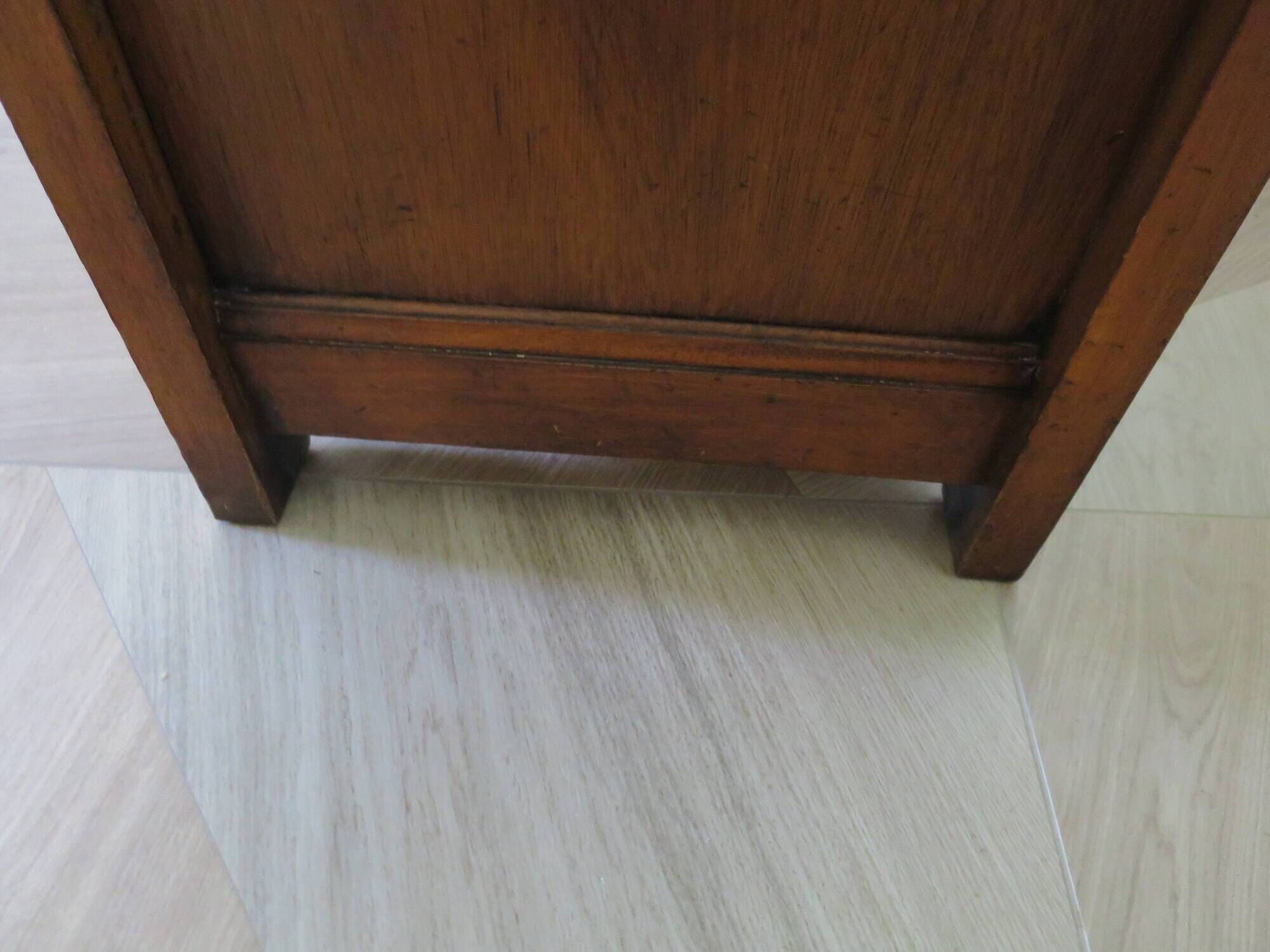 Rare entrance bench - Old chest bench - toy chest - oak color