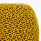 Set of 4 vintage yellow armchairs