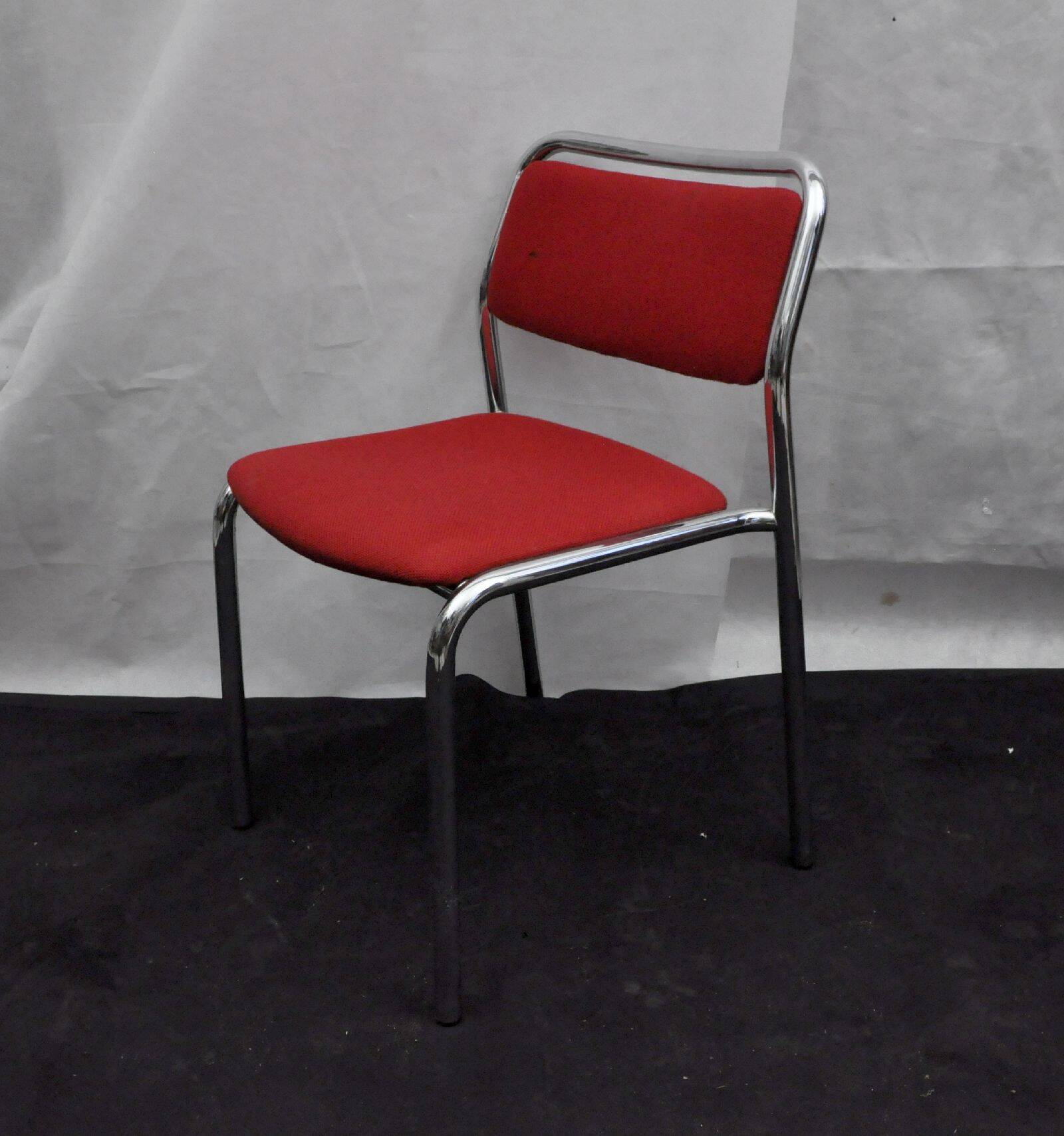 Chaise scandinave chrome, vintage