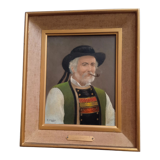 Portrait huile sur toile