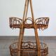 1960s rattan bar cabinet